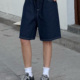 百搭宽松休闲短裤 SIIIEND美式 复古水洗做旧直筒牛仔裤