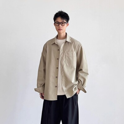 SIIIEND廓形基础日系复古衬衫