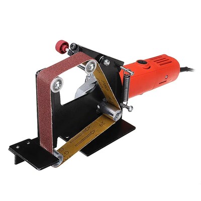 Angle Grinder Belt Sander Attachment Metal Wood Sanding Belt