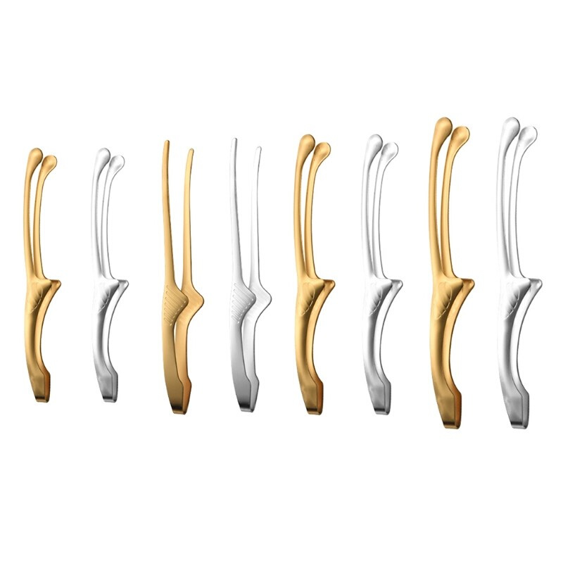 449C Korean Barbecue Tongs Stainless Steel Barbecue Tongs Ro