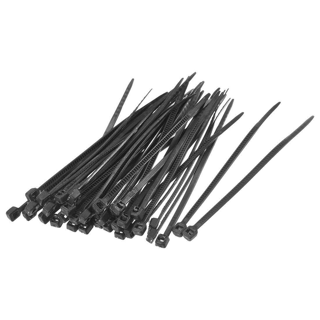 1000 Pcs Nylon Cable Ties 2.36-3.15 Inch Self-Locking Zip Ti