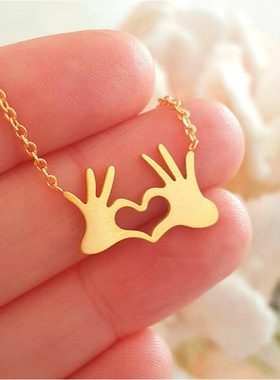 Pendant Necklace Environmentally Friendly  Clavicle Chain