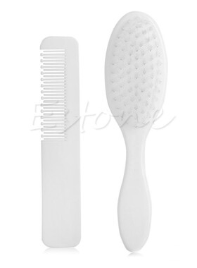 2Pcs Safety So NewBorn Baby Hr Brush Set Infant Comb Gro