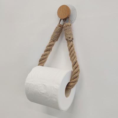 Vintage Towel Hanging Rope Toilet Paper Holder Home Hotel跨