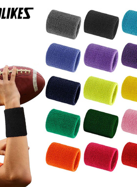 AOLIKES 1PCS Wrist Sweatbands Tennis Wrist Bands Absorbent