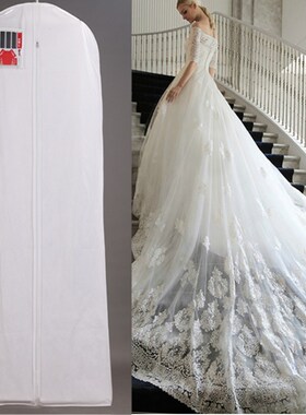 Wedding Dress Dust Cover Clothes Storage Bag Thick Non wove