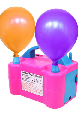Balloon Air Pump EU Plug Electric High Power Two Nozzle Air