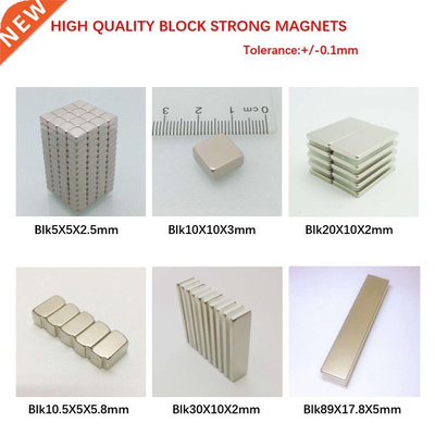 Brand New Neodymium Magnet NdFeB Block Super Powerful Strong