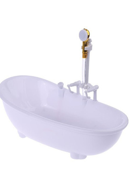 1/6 Dollhouse Miniatures Electric Bathtub Furniture Bathroom