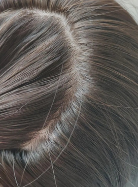 fully handtied 4X4 silk top full lace wig递针全蕾丝手织头套