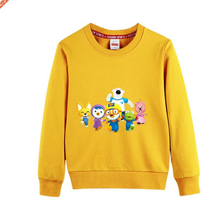 New Boys Hooded Autumn Sweat pororoing winter Girls 2021 and