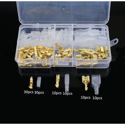 100pcs  box-packed  4.0 bullet terminal car electrical wire