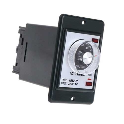 AC 220V AH2-Y Power On Delay Timer 1/3/5/10/30/60 Seconds 3/