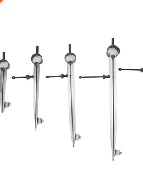 Lightweight carbon steel math compass DIY wing divider geome