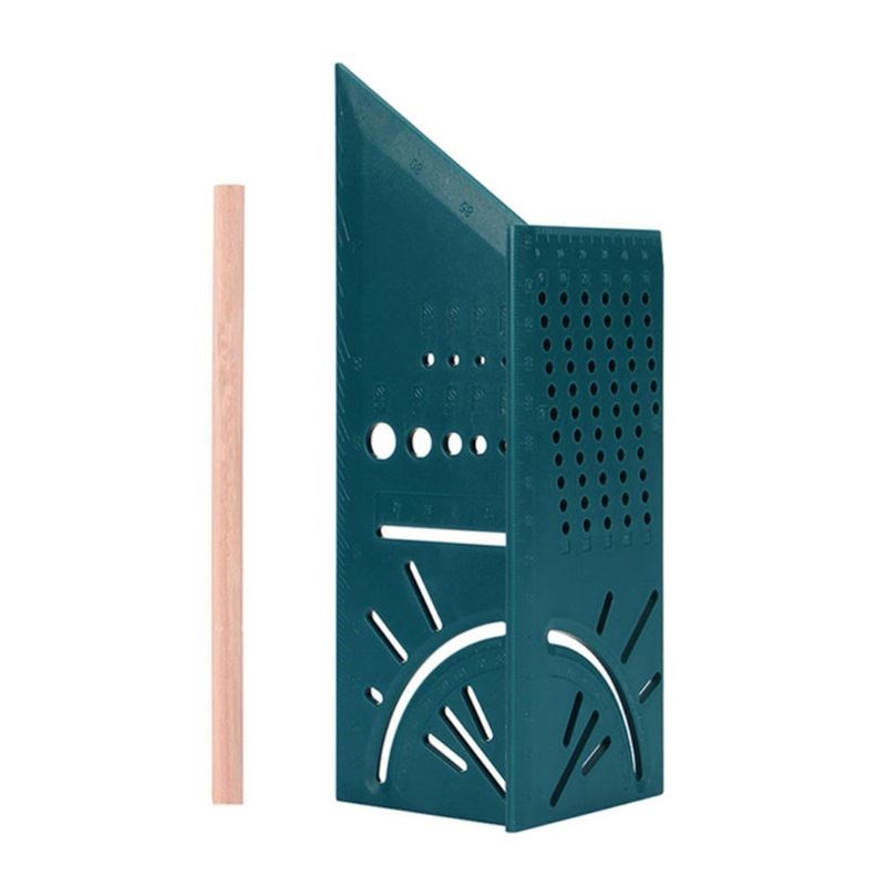 Woodworking 3D 90 Degrees Square Gauge Angle Protractor Over