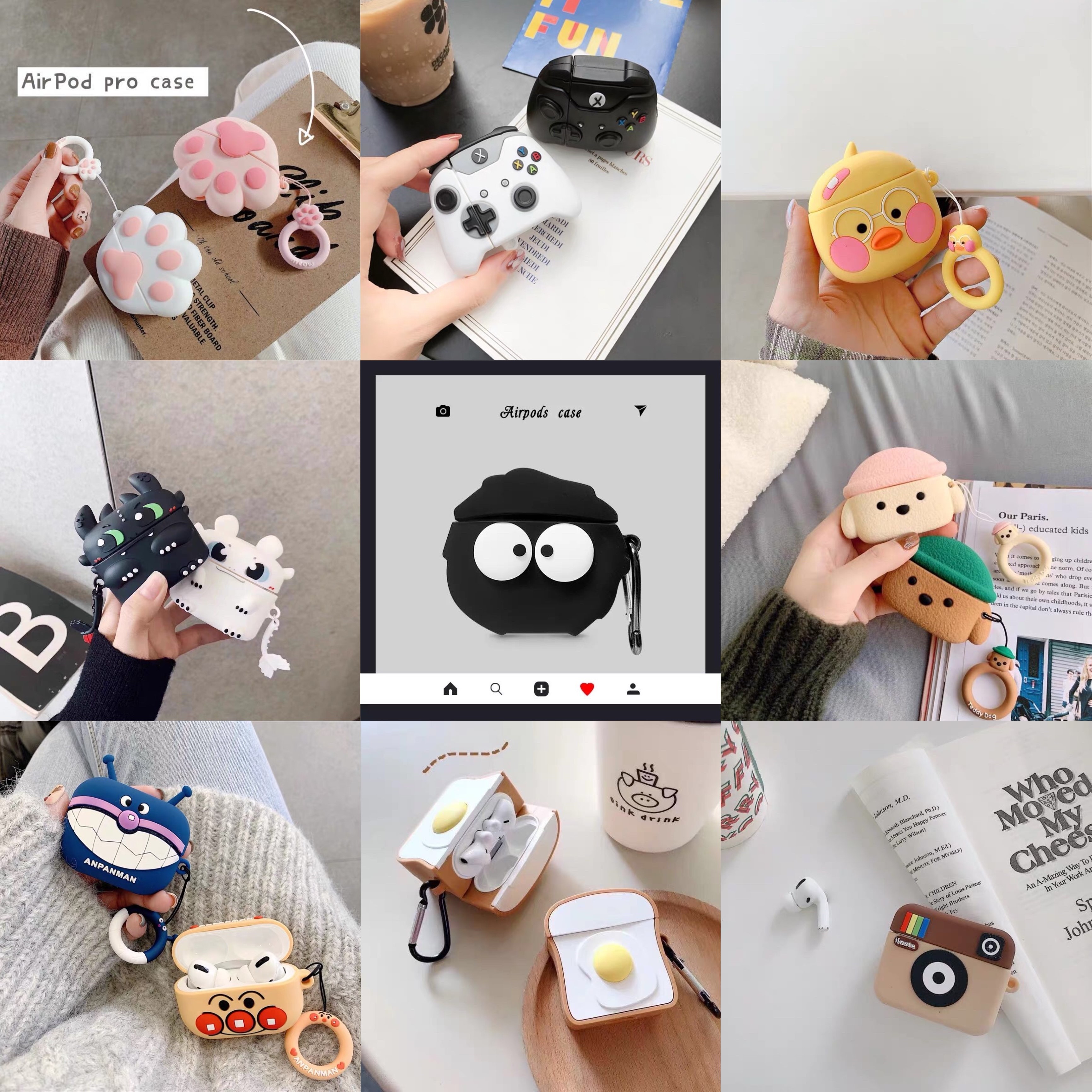 Game Console 3D Cute Cartoon Airpods Case Wireless Earphone