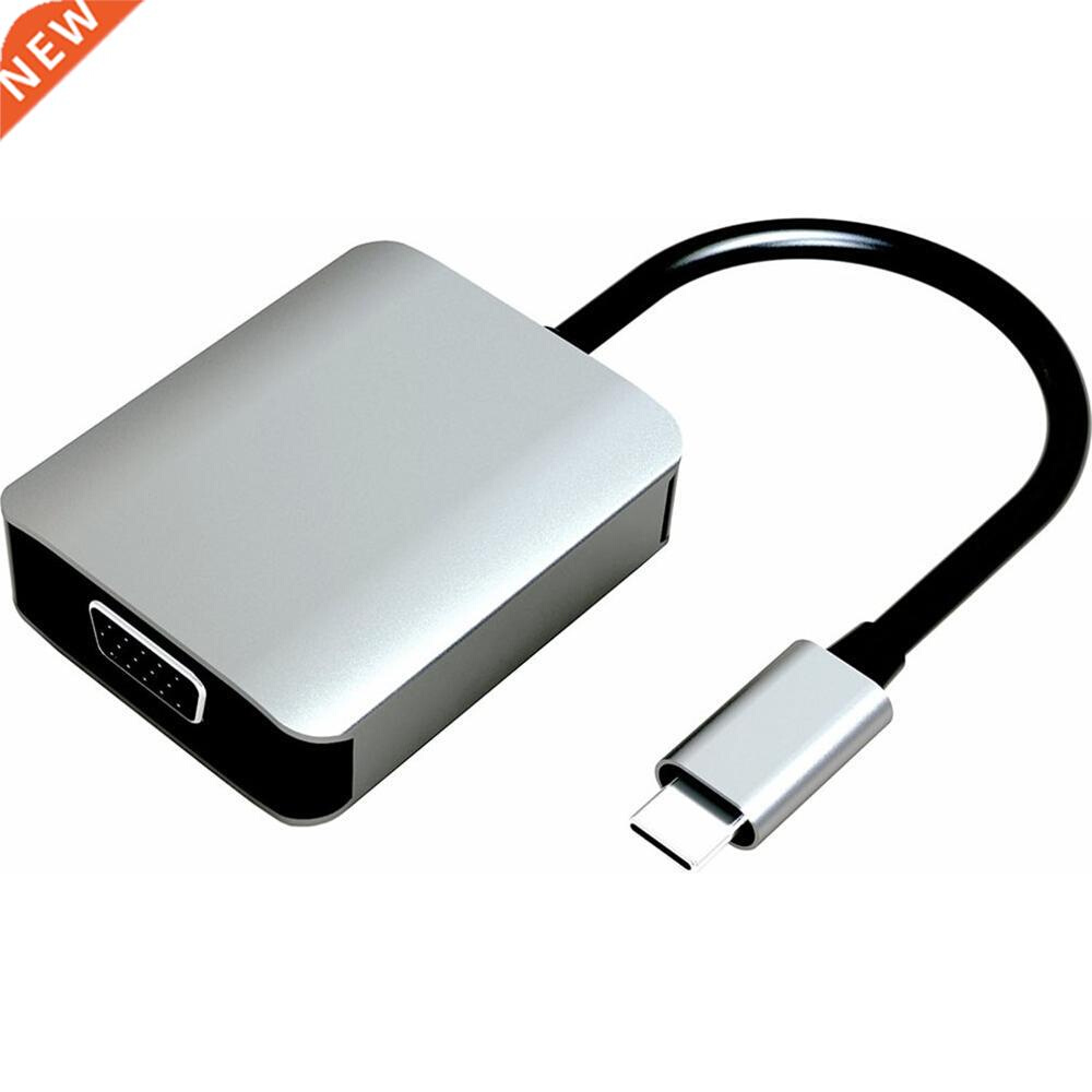 New Usb 3.1 Type-C To Vga Adapter With Aluminum Case Ulc13K0