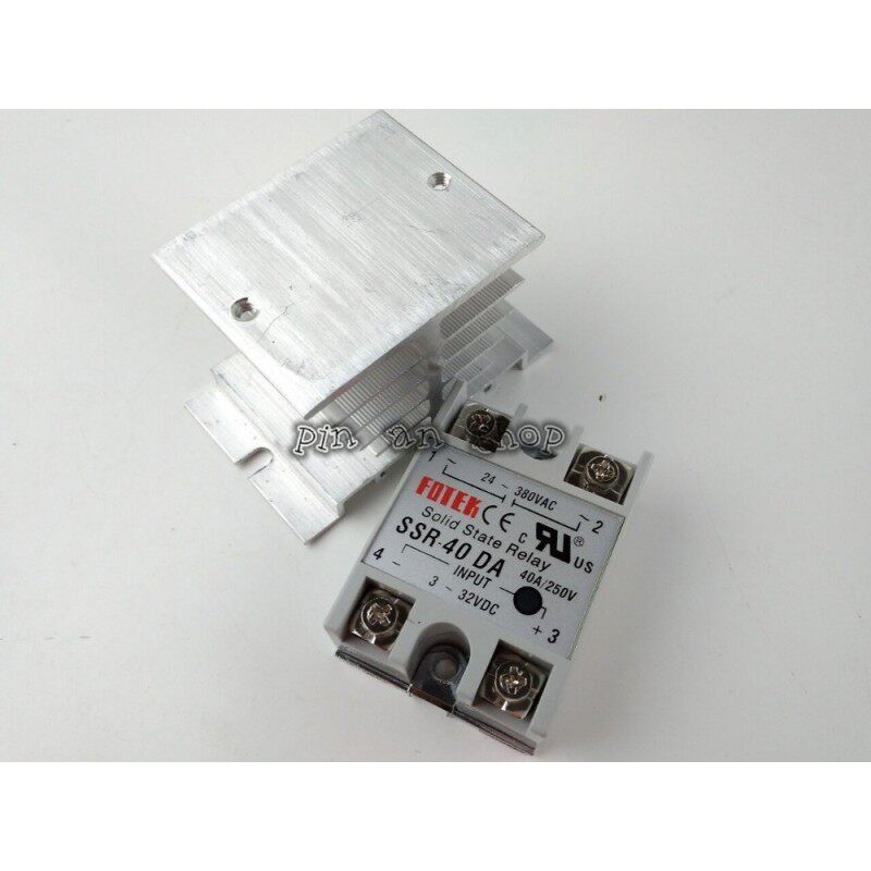 1PCS SSR40DA SSR-40DA Manufacturer 40A ssr relay,input 3-32V