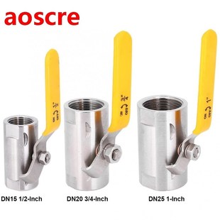 Threaded All Steel Wide Stainless Valve 201 Mecha Ball