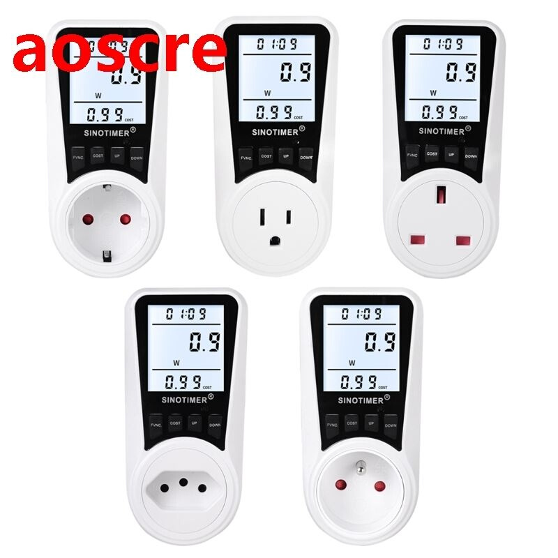 Electricity Usage Monitor Digital Wattmeter AC Power Meter 1