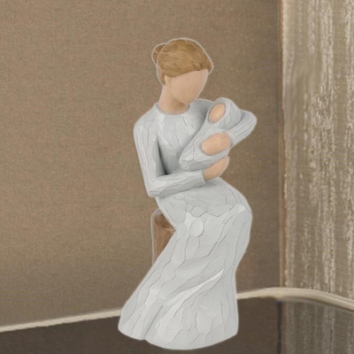 Mother Figure Resin statue Crafts Delicate Memorable Resin H