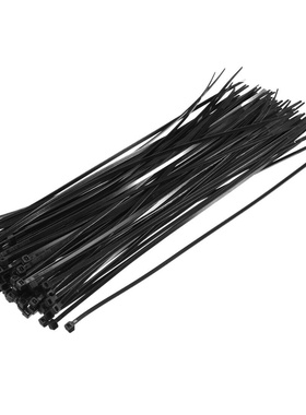 Cable Zip Ties 200mmx2.8mm Self-Locking Nylon Tie Wraps Blac
