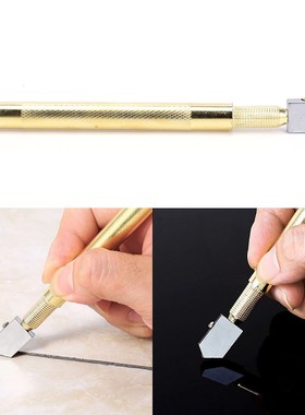 ZLinKJ Diamond Antislip Metal Handle Steel Blade Oil Filled