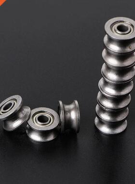 10 Pcs U624ZZ 1.8mm U Groove Guide Pulley Sealed Rail Ball B