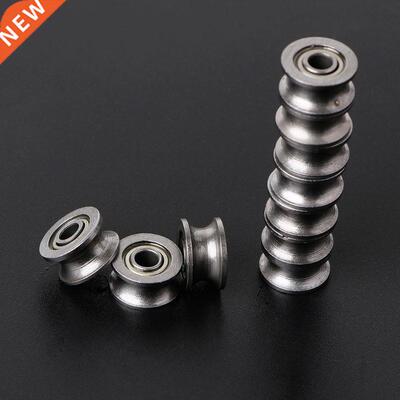10 Pcs U624ZZ 1.8mm U Groove Guide Pulley Sealed Rail Ball B