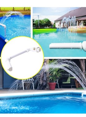 Swimming Pool Waterfall Fountain Kit PVC Feature Water Spay