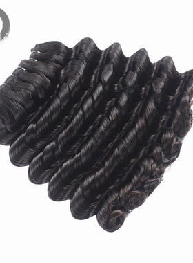 12A Brazilian Double Drawn Deep Bouncy Curls Funmi Hair