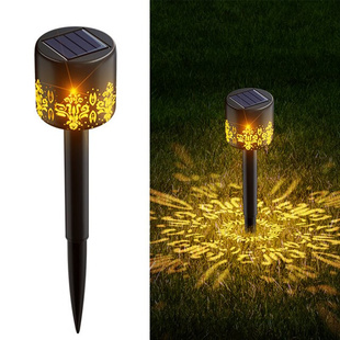 2 Pieces Spike Lights Sol Power Decoration Gden Lamps IP