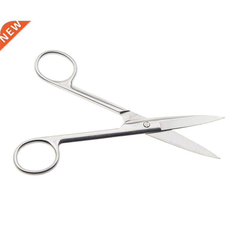 14cm Stainless steel Surgical Straight Bend tip Scissors Med