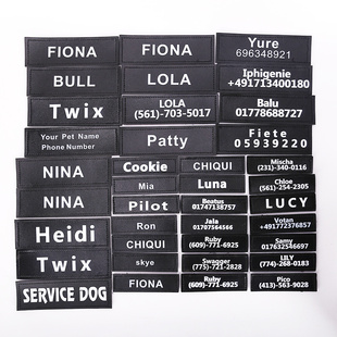 Collar Vest Dog Personalized Name Harness Labe Pet