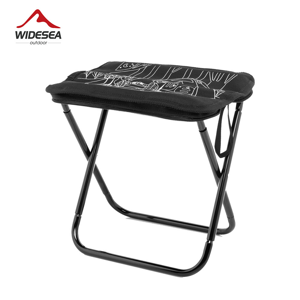 Widesea Camping Stool Foldable Chair Outdoor Fishing