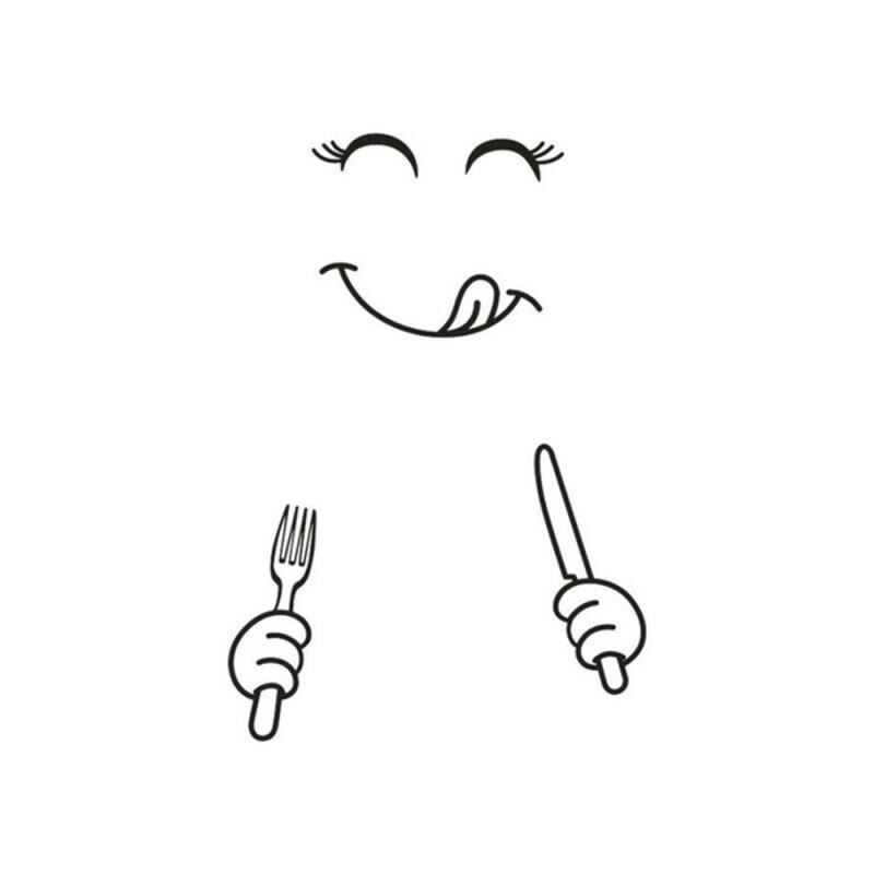 Cute er Fridge Happy Delicious Face Kitchen Fridge Wall ers