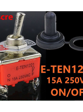 1PCS E-TEN1221 15A 250VAC 4PIN ON-OFF Toggle switch Rocker
