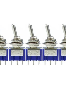 5 Pcs AC ON/OFF SPDT 2 Position Latching Toggle Switch LW MT
