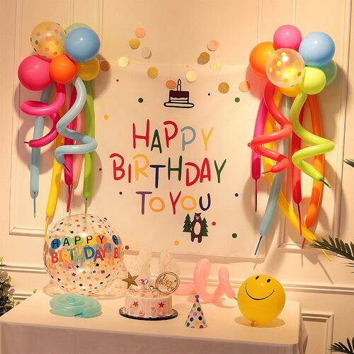 Web celebrity ins wind long balloon children decorate baby