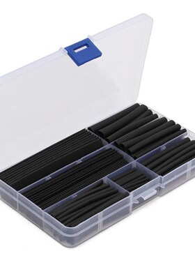 150 pcs/lot Black Heat Shrink Tubing 21 Black Tube Car Cabl