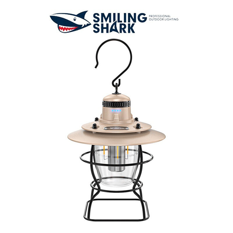 LED outdoor camping lamp lantern restoring ancient ways
