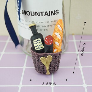 Bionic Food Fridge Magnet 3d  Simulation Food Cute R