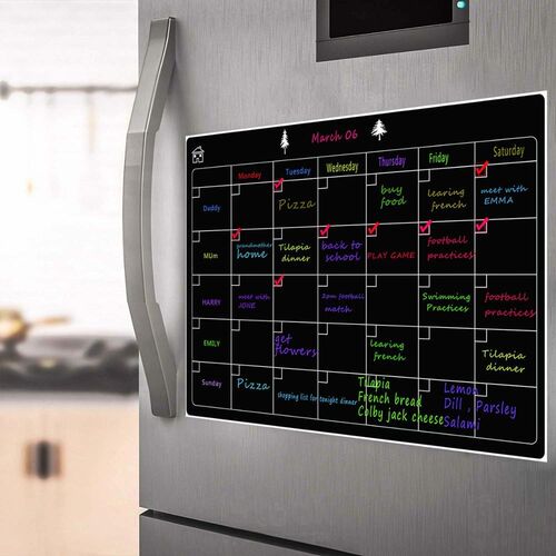Free 8 Pen Magnetic Whiteboard Dry Erase Calendar Board Mont