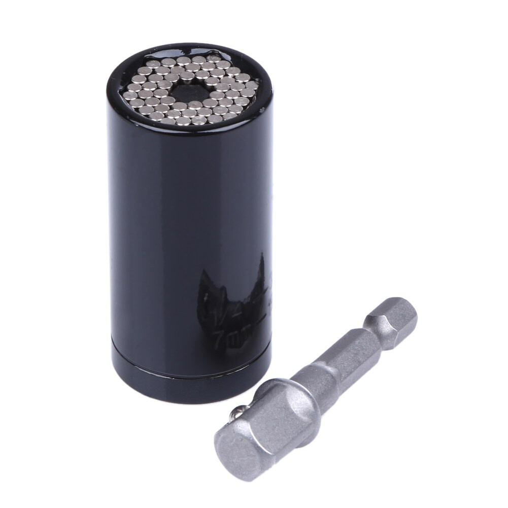 Multifunction Ratchet Socket Wrench Head 7-19mm Socket End B