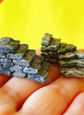 2 Pcs Stairs Doll House Fairy Garden Gnome Moss Terrarium Ho