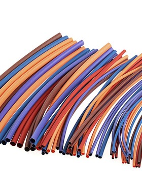 80 Pcs Polyolefins 16 M Heat Sleeve Tube Heat Shrink Tubing