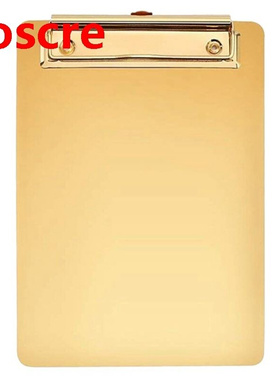 Gold Menu Folder Document File Folder A5 Bod Clip Student