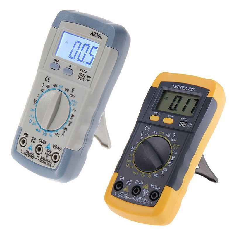 Electrical LCD Digital Multimeter Ammeter Voltmeter Ohmmeter