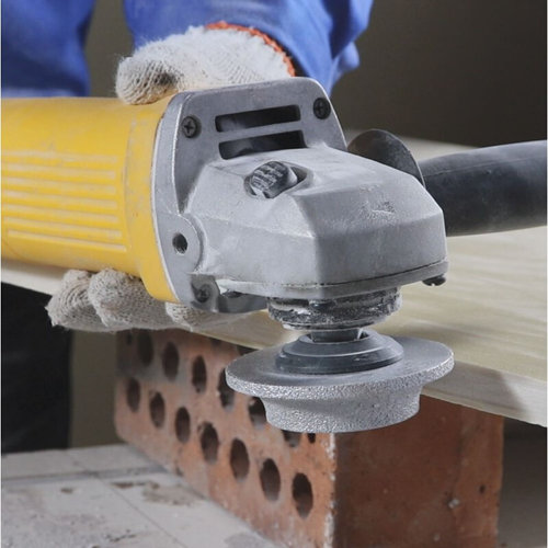 1PC Diamond Grinding Wheel Vacuum Brazed Demi-bullnose Edge