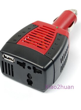 NEW HOT Car DC 12V to AC 220V 75W Power Inverter Adapter USB